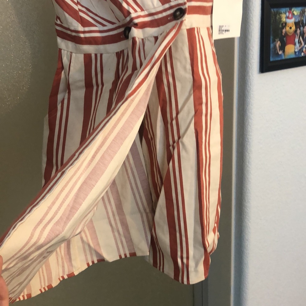 Ivory/Rust Woven Dress - Picture 5 of 8